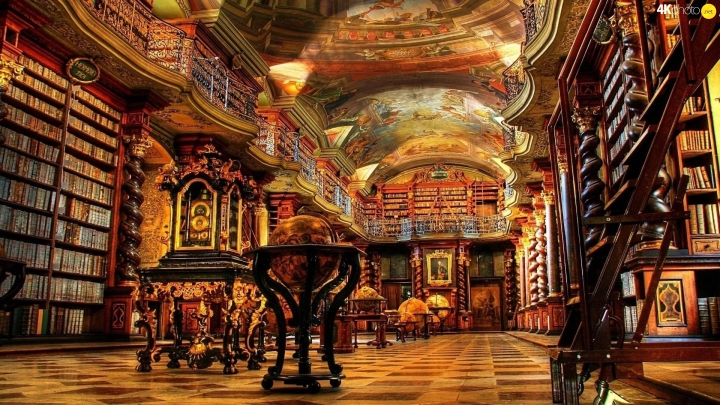 library-clementinum-republic-czech-prague